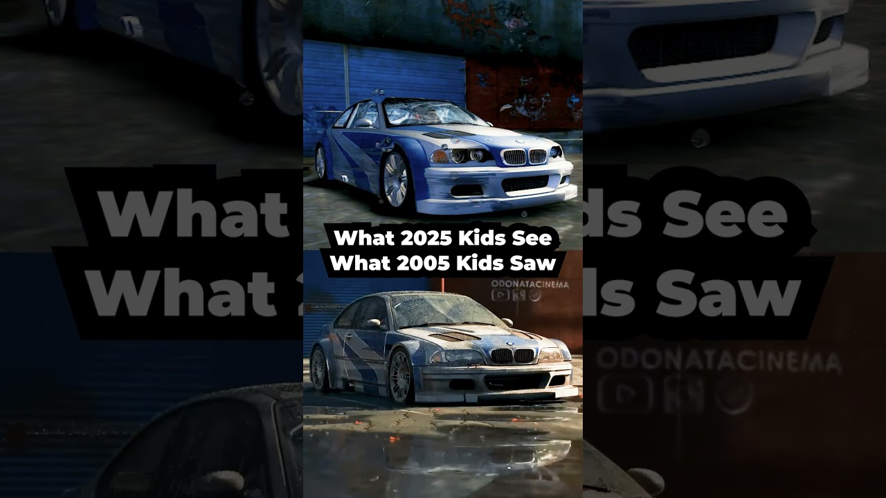 BMW M3 GTR E46 In RAIN | Remake Vs Original