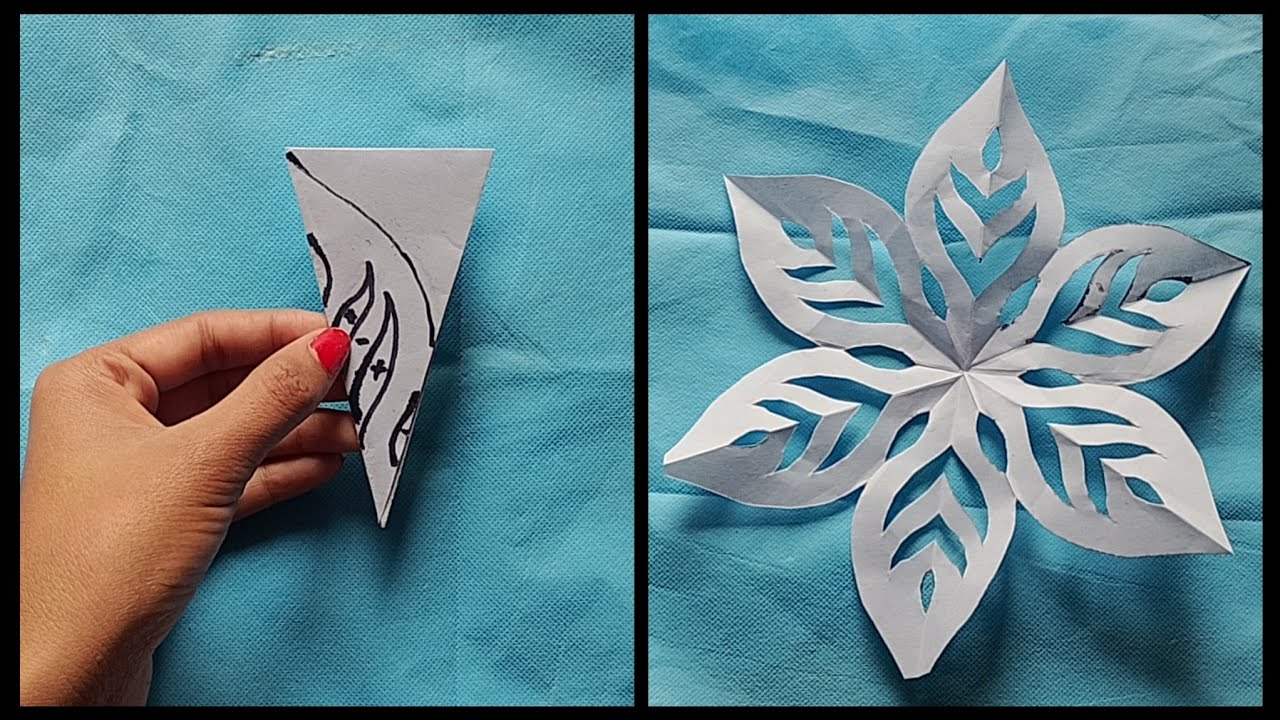DIY Christmas decoration Ideas / Paper Snowflake / Easy 3D snowflake 