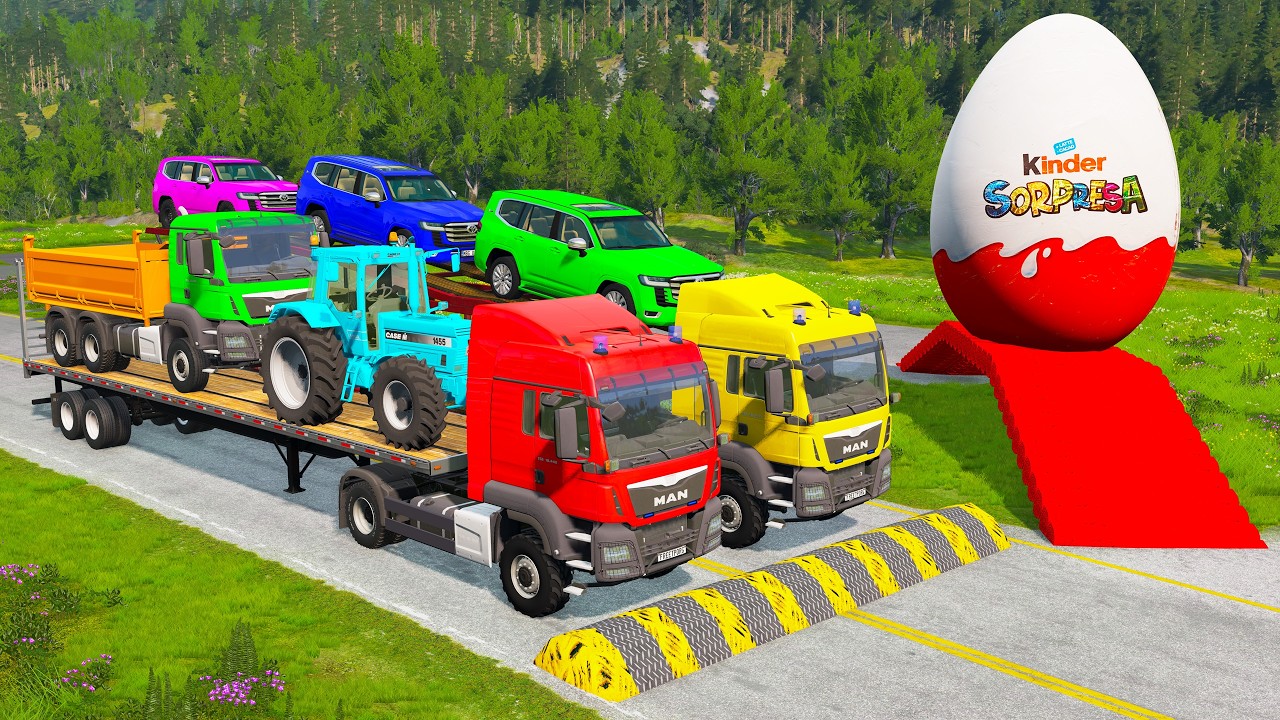 Эвакуатор Маккуин | Перевозка на грузовике - Яма против машины #316 - BeamNG.Drive