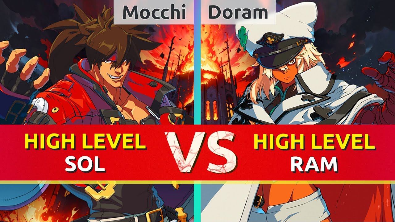 GGST ▰ Mocchi (Sol) vs Doram (Ramlethal). Guilty Gear Strive High Level Gameplay