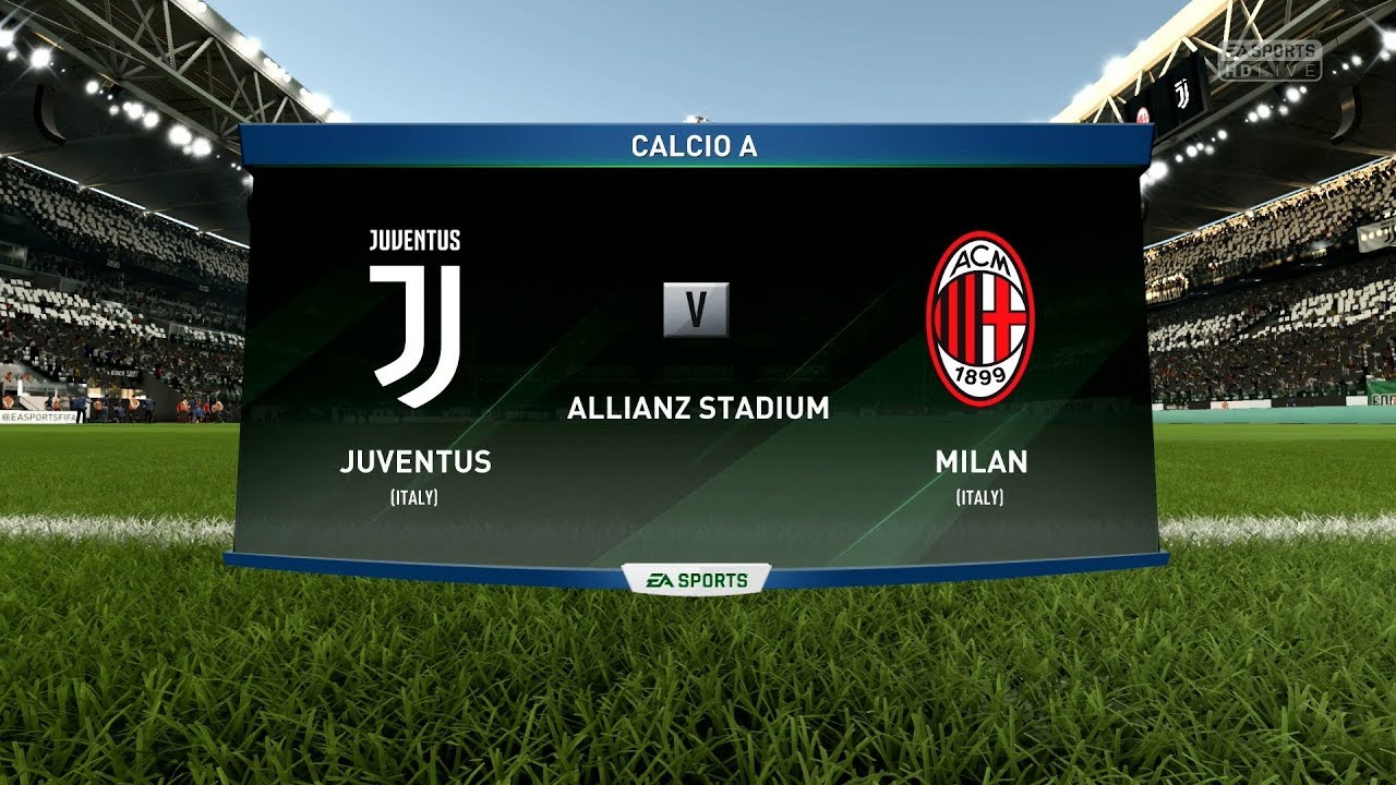 FIFA 18 | Juventus vs AC Milan - Allianz Stadium (Full Gameplay)