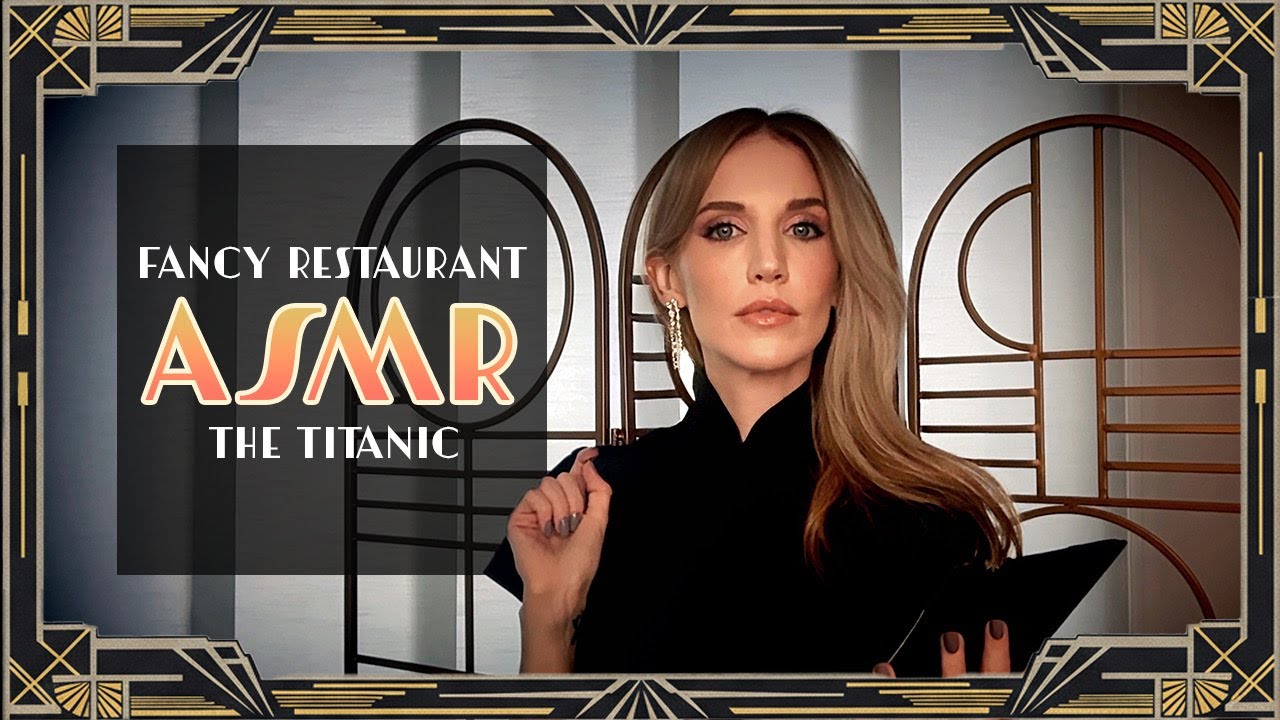 ASMR Restaurant Roleplay: The Menu of the Titanic | No midrolls