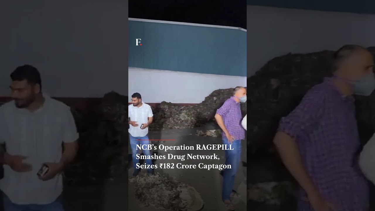 NCB&rsquo;s Operation RAGEPILL Smashes Drug Network and Seizes ₹182 Crore Captagon | Firstpost News