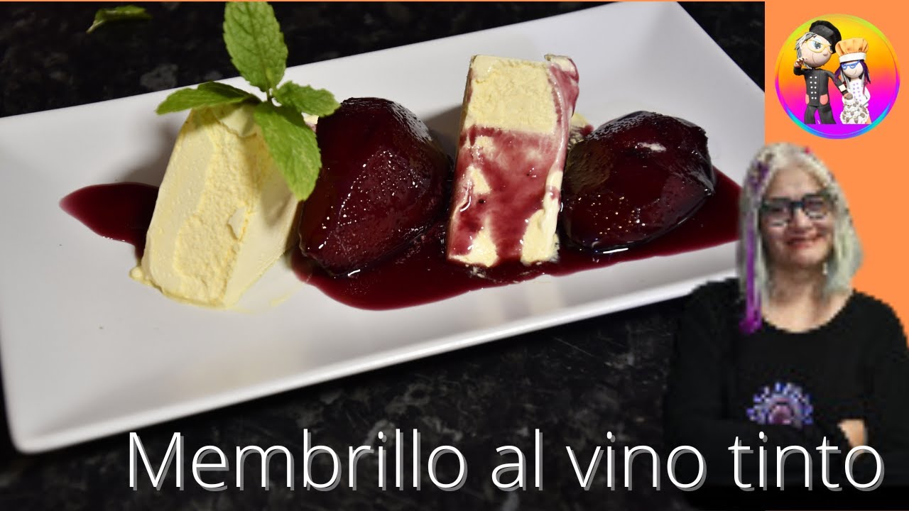 Membrillo al vino tinto