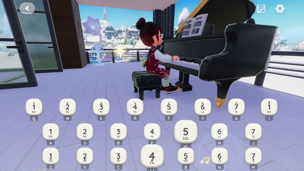 Die With A Smile | Heartopia Piano Macro