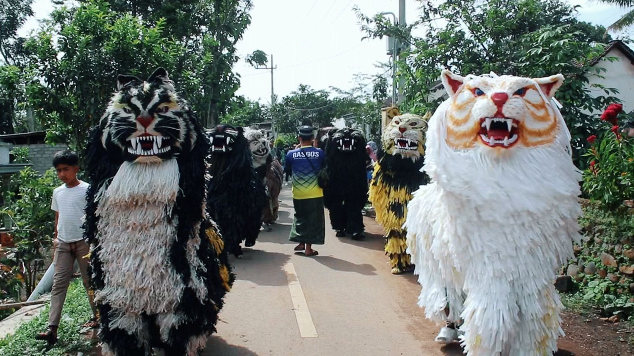 Kirab Can Macanan Balakek Hamdians 🦁 di Kosabe Sumber Wringin