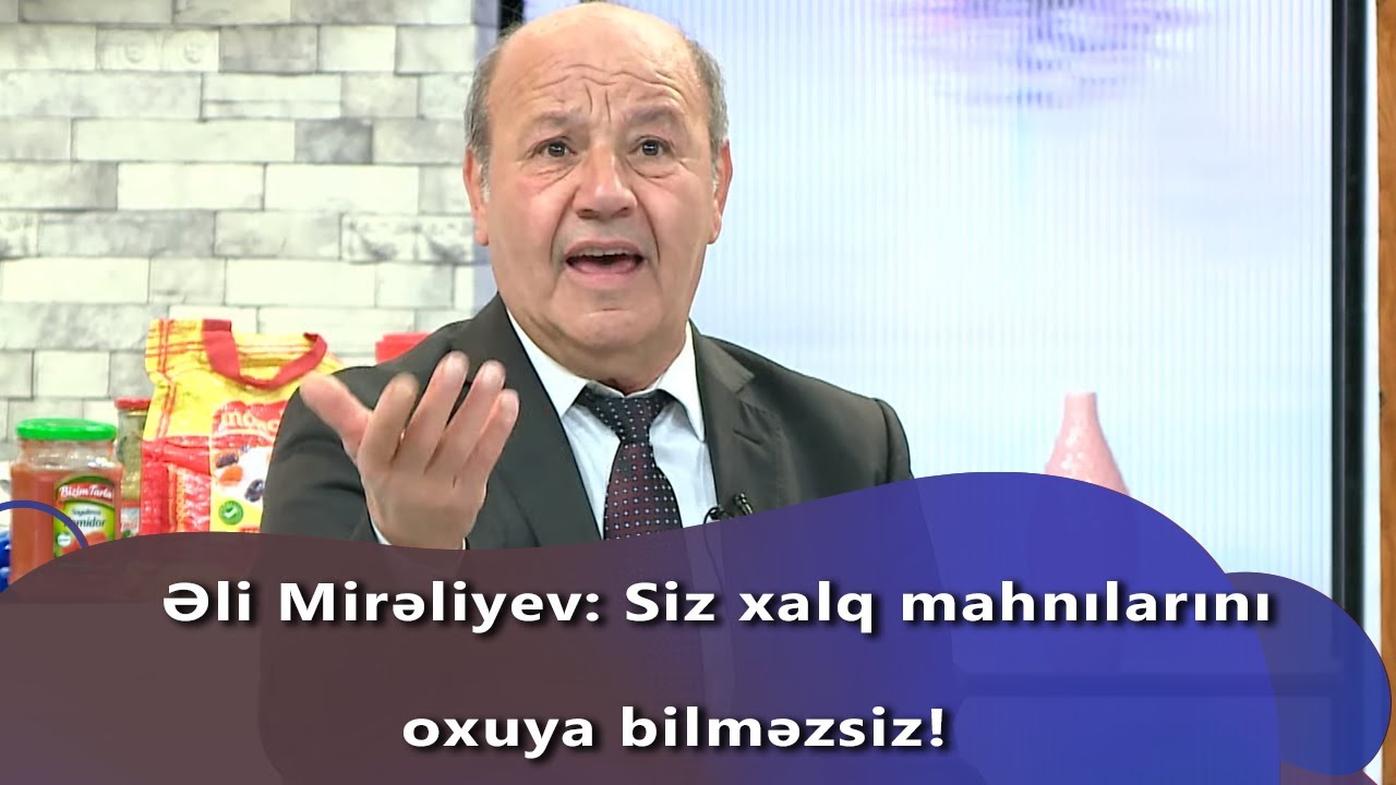 Əli Mirəliyev: Siz xalq mahnılarınıoxuya bilməzsiz! (Birə-Bir)