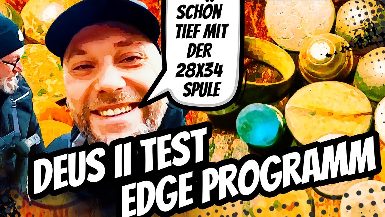 Sondeln mit dem XP Deus 2: Test der 28x34 Spule und meinem neuen Programm 