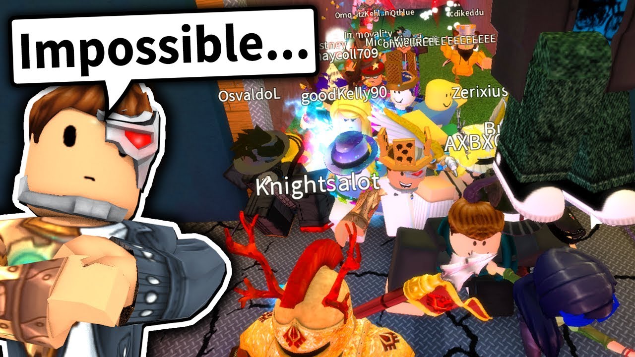 40 players JOINED ME... it was IMPOSSIBLE to win... (Roblox Flood Escape 2: CHAOS MODE)