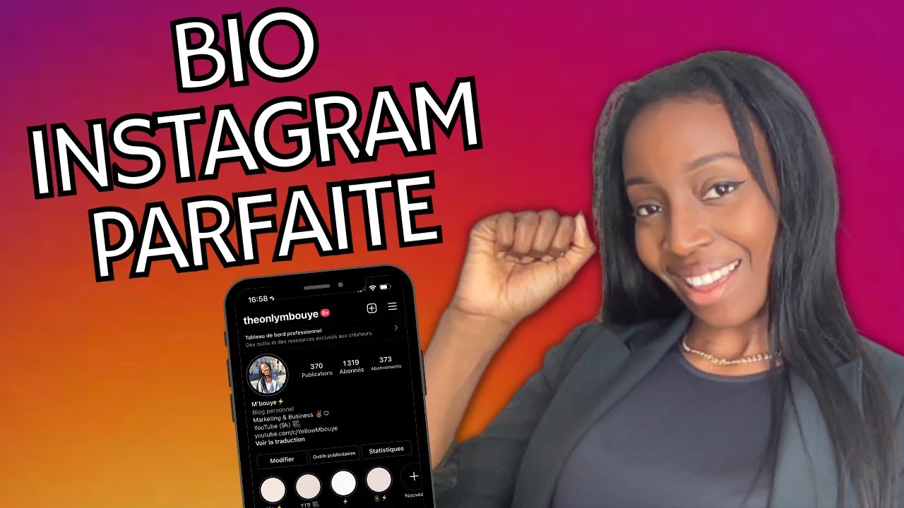 [1] CHALLENGE INSTA : Comment faire une bonne BIO INSTAGRAM, optimisée et qui converti !