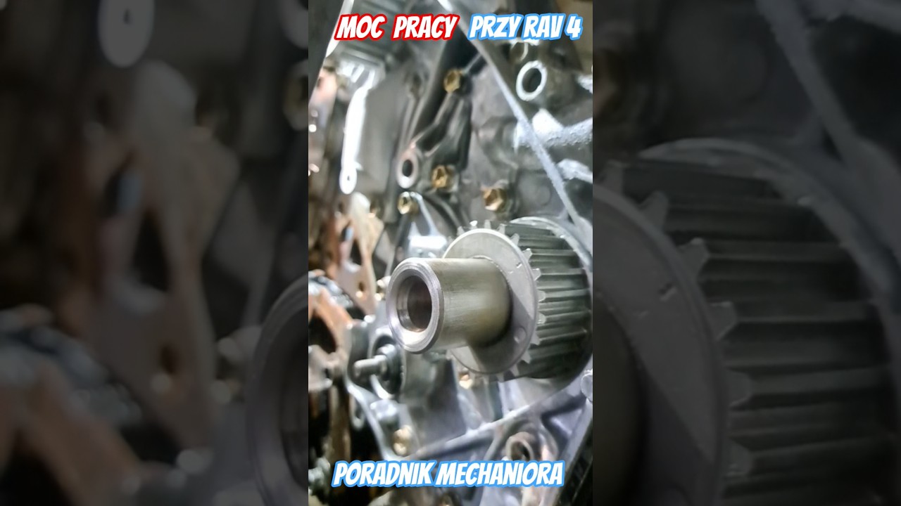 BEZKOLIZYJNY SILNIK TOYOTY ROZRZĄD I US&Oacute;WANIE WYCIEK&Oacute;W #mechanic #timingbelt #satisfyingvideo