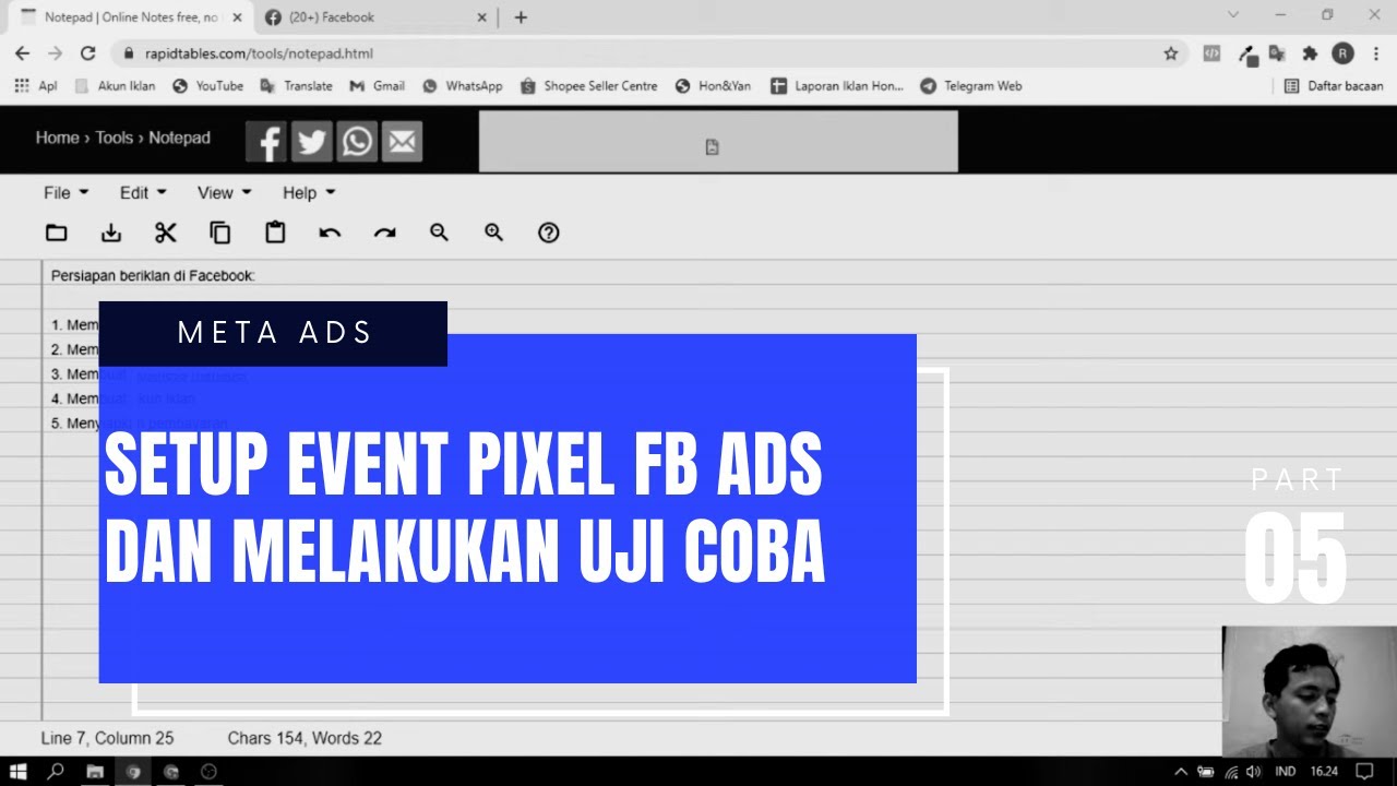 5. Cara Setup Event Pixel Facebook Ads di Website atau Landing Page | Tutorial Facebook Ads