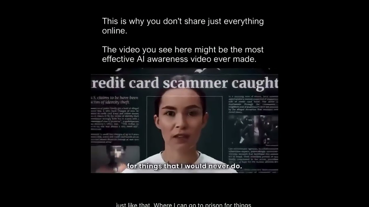 Why you should not share everything online #cyberscurity #tech #aiawareness #online #viralvideo