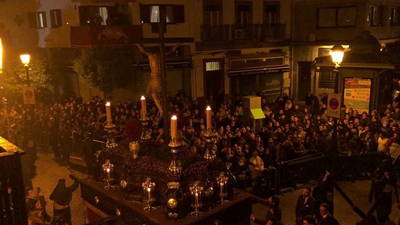 Hermandad del Calvario a su paso por el Postigo 2018