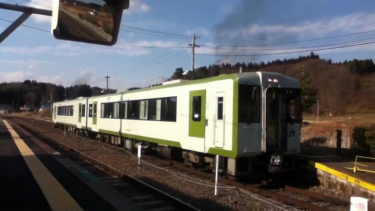 福島県 磐越東線 磐城常葉駅は無人駅です♪