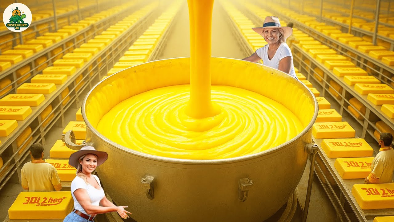 The Super Giant Dairy Butter Factory Processed Tons of Butter