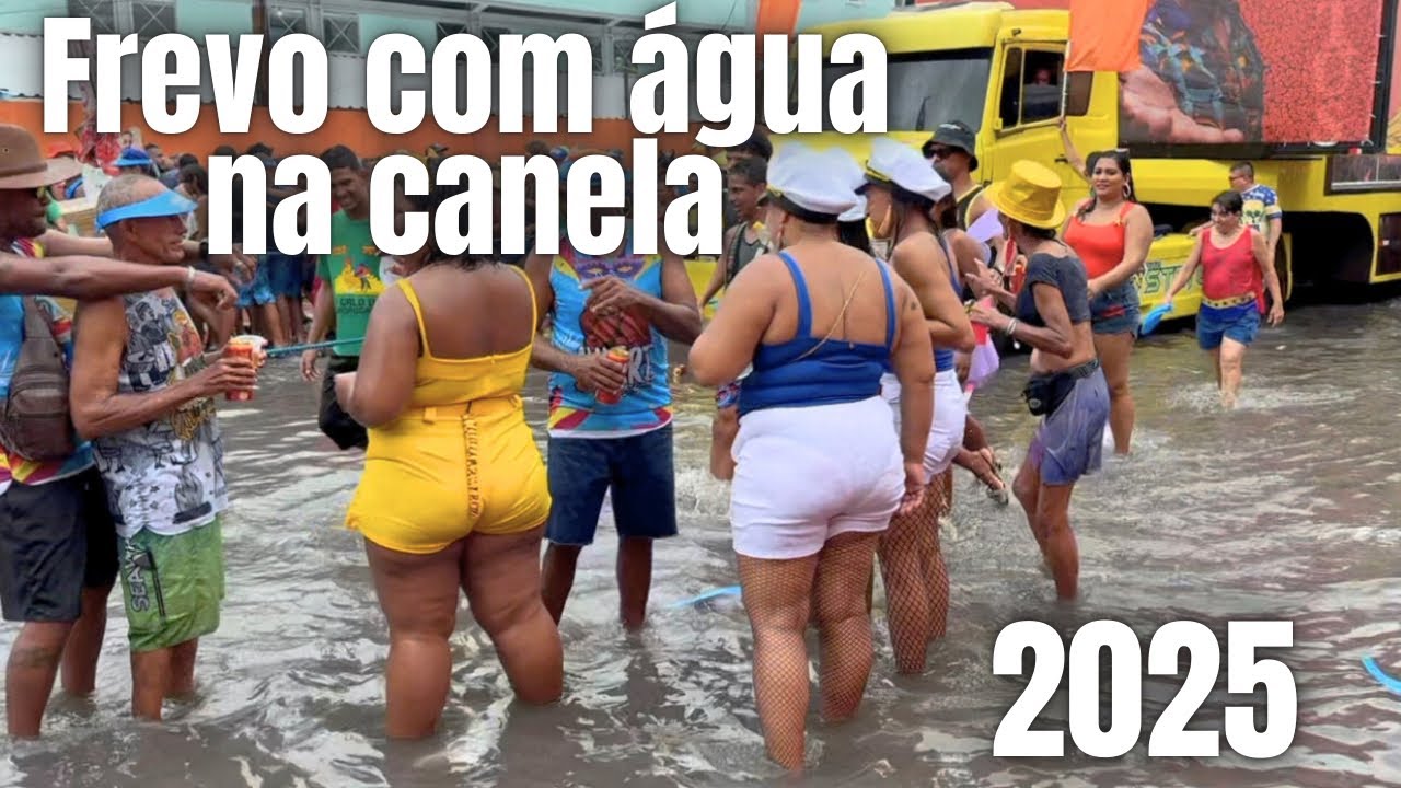 Galo da madrugada chuva alagou toda a avenida Dantas Barreto Recife PE￼