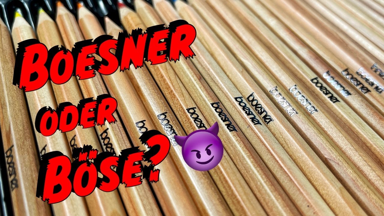 BOESNER BUNTSTIFTE im TEST! | Review & UNBOXING