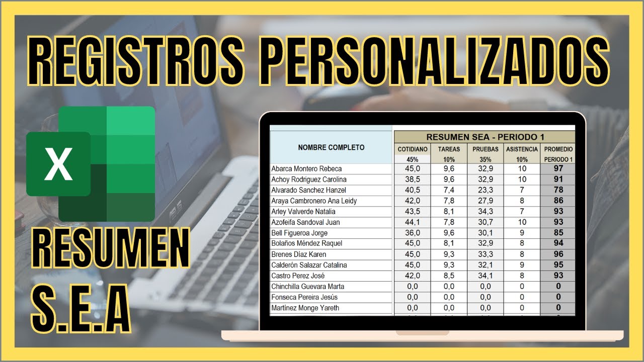 [496] Resumen para SEA | Registros Personalizados | Sistema de Evaluación Ágil del MEP
