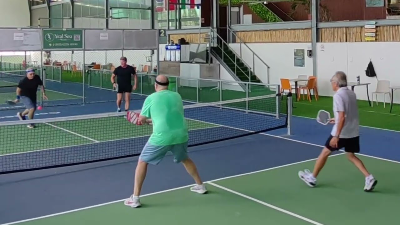 Playing some pickleball 