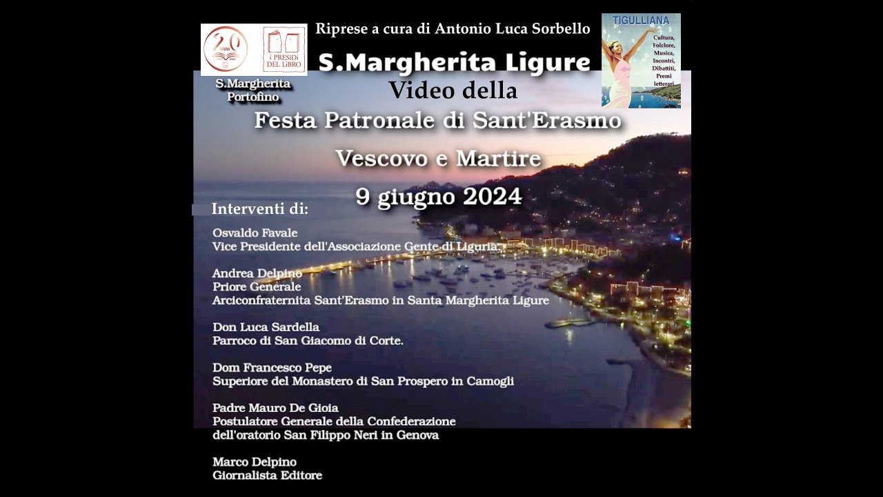 Video della Festa di Sant'Erasmo 2024 a Santa Margherita Ligure