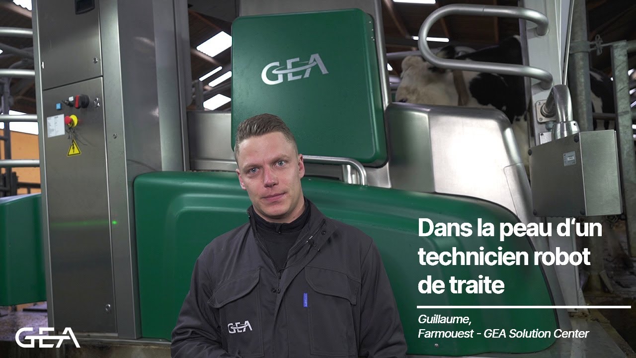 Dans la peau d'un technicien robot de traite GEA - Guillaume, technicien chez Farmouest (22)