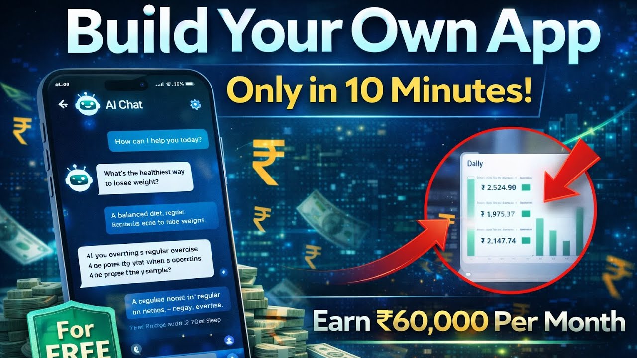 Build Your Own App Without Coding 🛑 | Khud Ka App Banao Free Mein | Yuvraj Bhere 