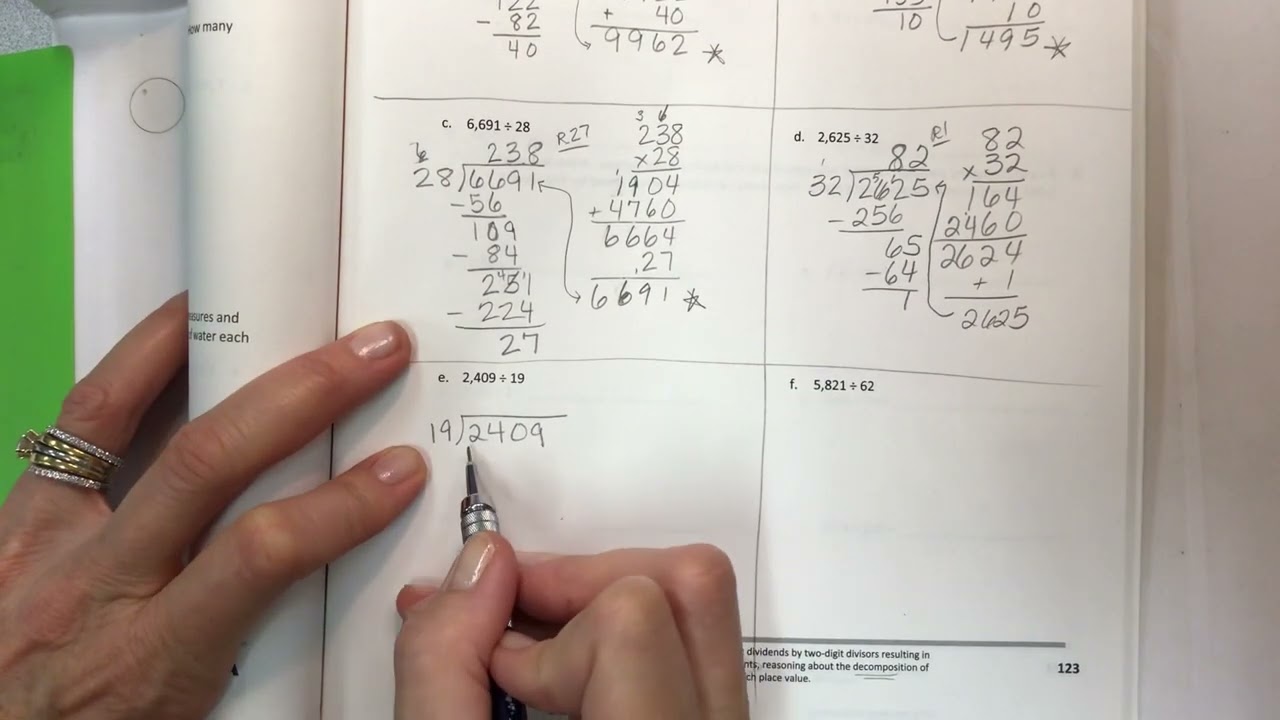 Eureka math grade 5 module 2 lesson 23 homework