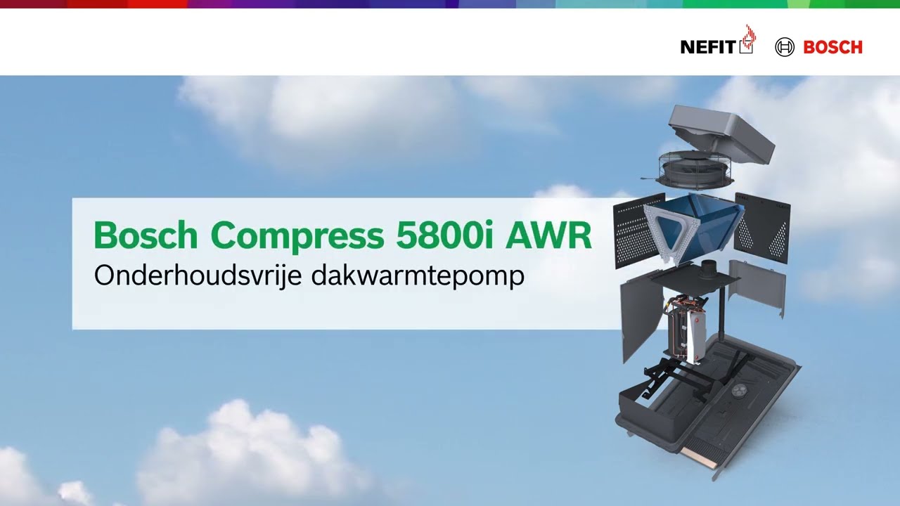 Nefit Bosch #dakwarmtepomp Compress 5800i AWR