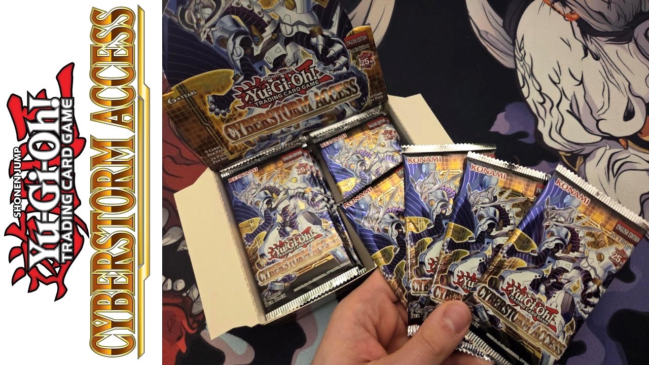 YU-GI-OH Cyberstorm Access Booster box Opening