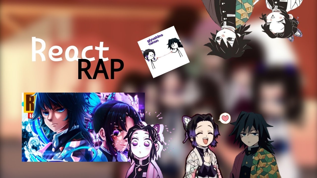 KIMETSU NO YAIBA GAROTAS REAGEM AO RAP DO TOMIOKA E DA SHONOBU 🍡🎨 ~ Tsu React