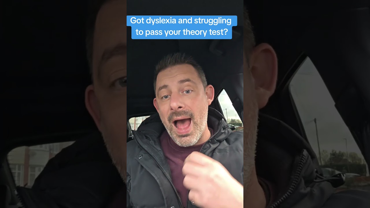 Got dyslexia and struggling to pass your theory test? #drivingtheoryrevision #dyslexia #theorytest