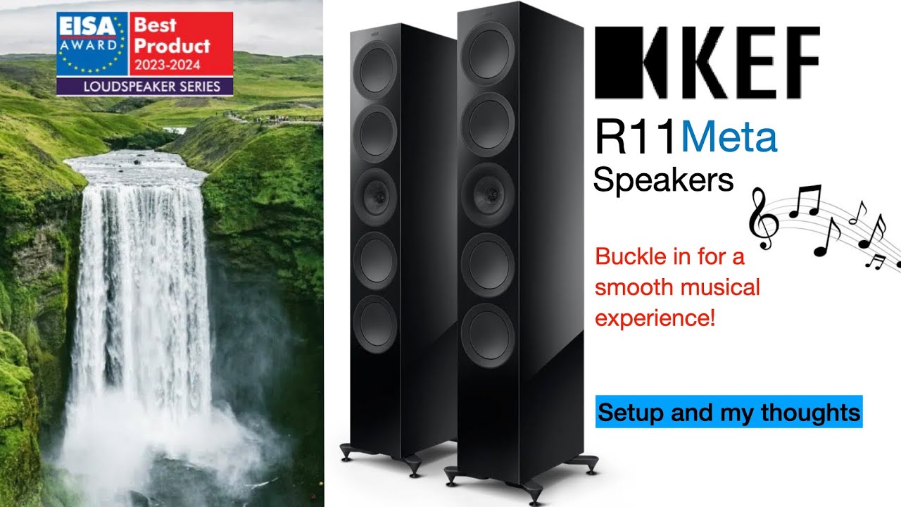 KEF R11 Meta — красивая колонка с невероятно ровным звуком!