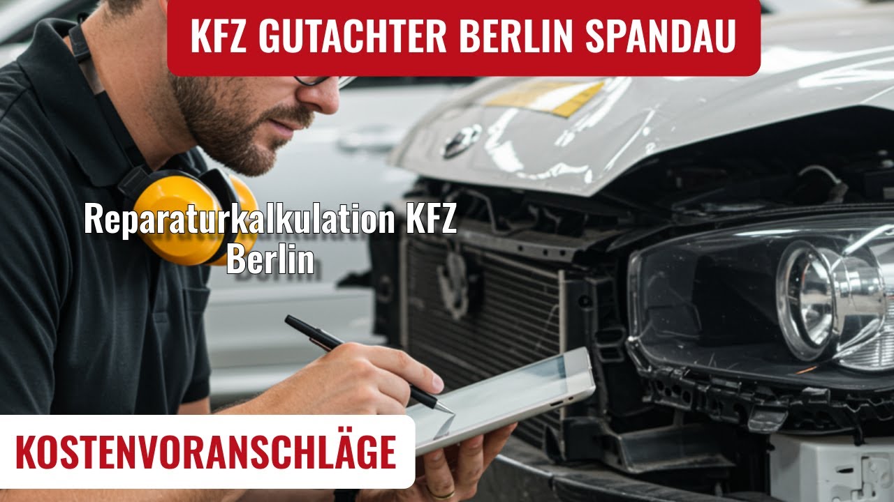 Reparaturkalkulation KFZ Berlin: Warum der Sachverst&auml;ndige besser ist als die Werkstatt