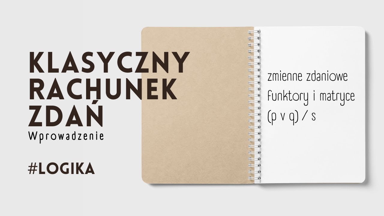 KLASYCZNY RACHUNEK ZDAŃ wprowadzenie