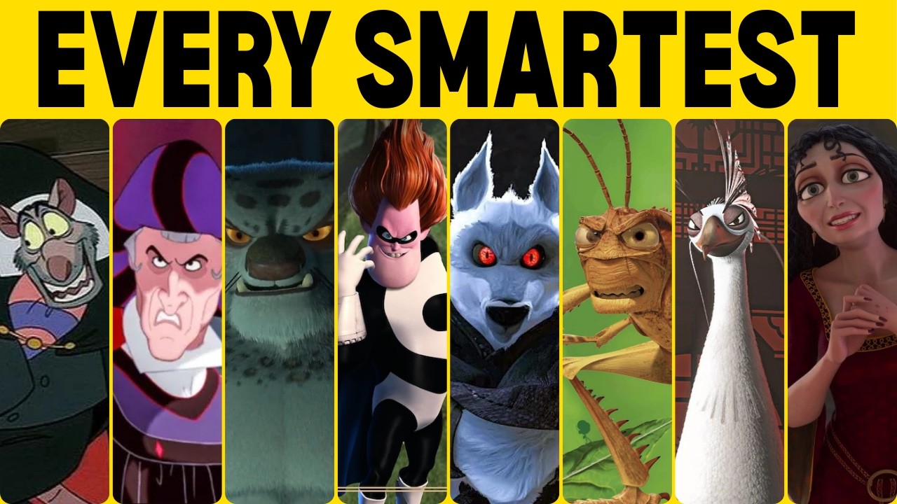 Ranking the Smartest Animated Villains of All Time