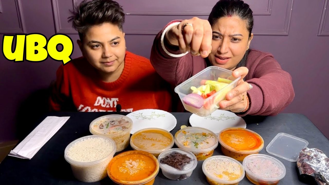 ASMR Eating BBQ Veg Meal Box (Premium)  Mukbang