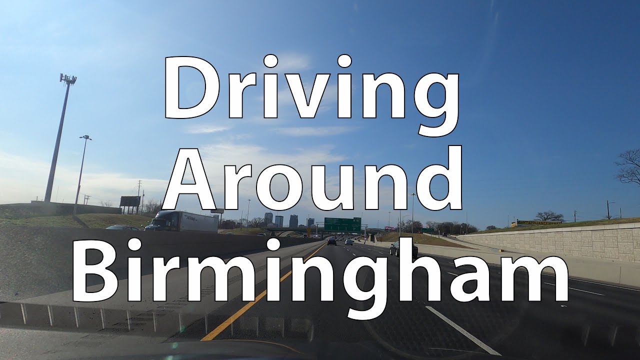 [4K] Driving around Birmingham (US)