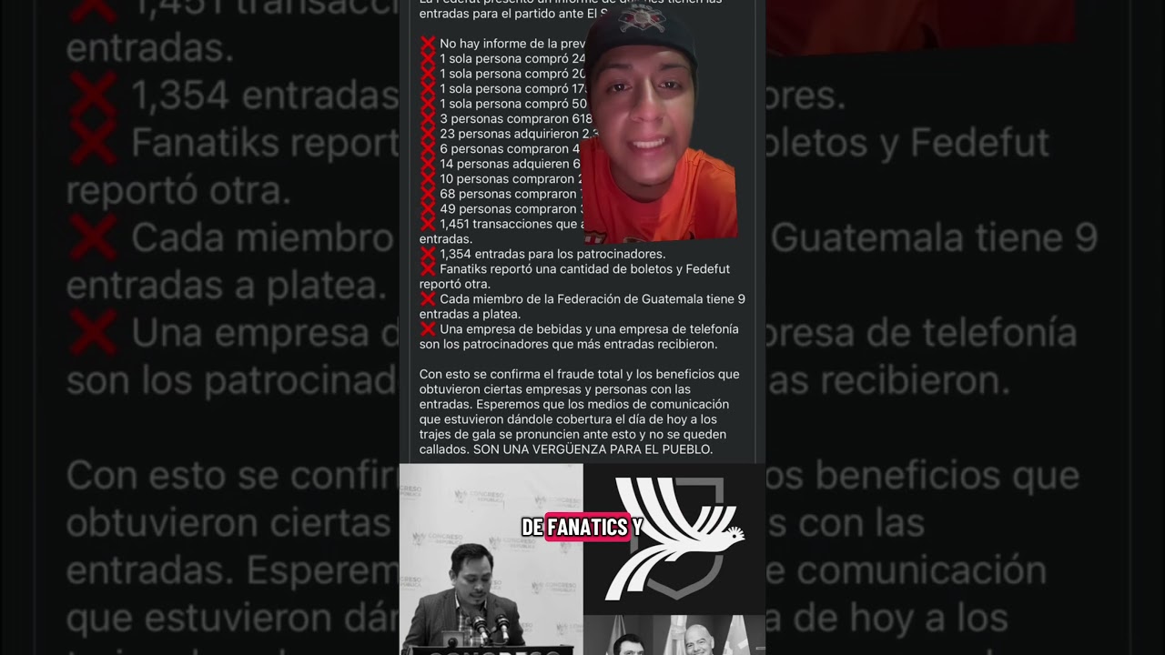 Fedefut estaf&oacute; a todos los chapines mintiendo sobre la cantidad de boletos que estuvieron a la venta