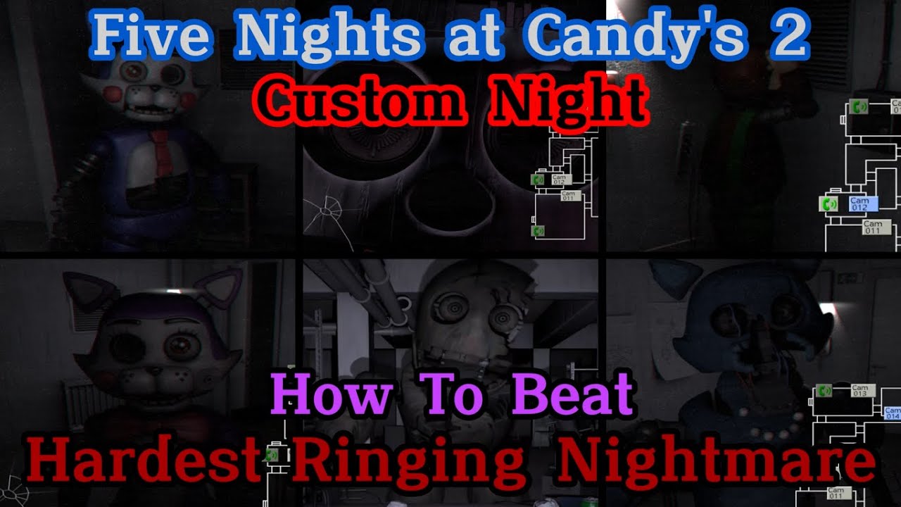 How To Beat Hardest Ringing Nightmare | FNaC 2 CN v3.7.2