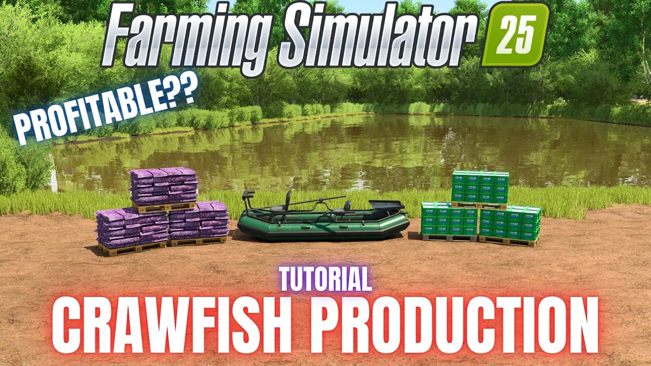 CRAWFISH PRODUCTION - Farming Simulator 25