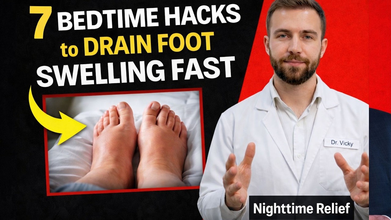 7 Bedtime Hacks to DRAIN Foot Swelling FAST