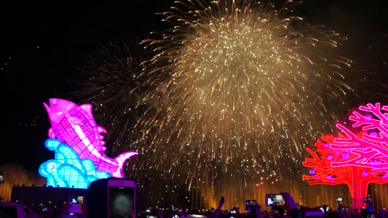 2019台灣燈會點燈及煙火與無人機表演