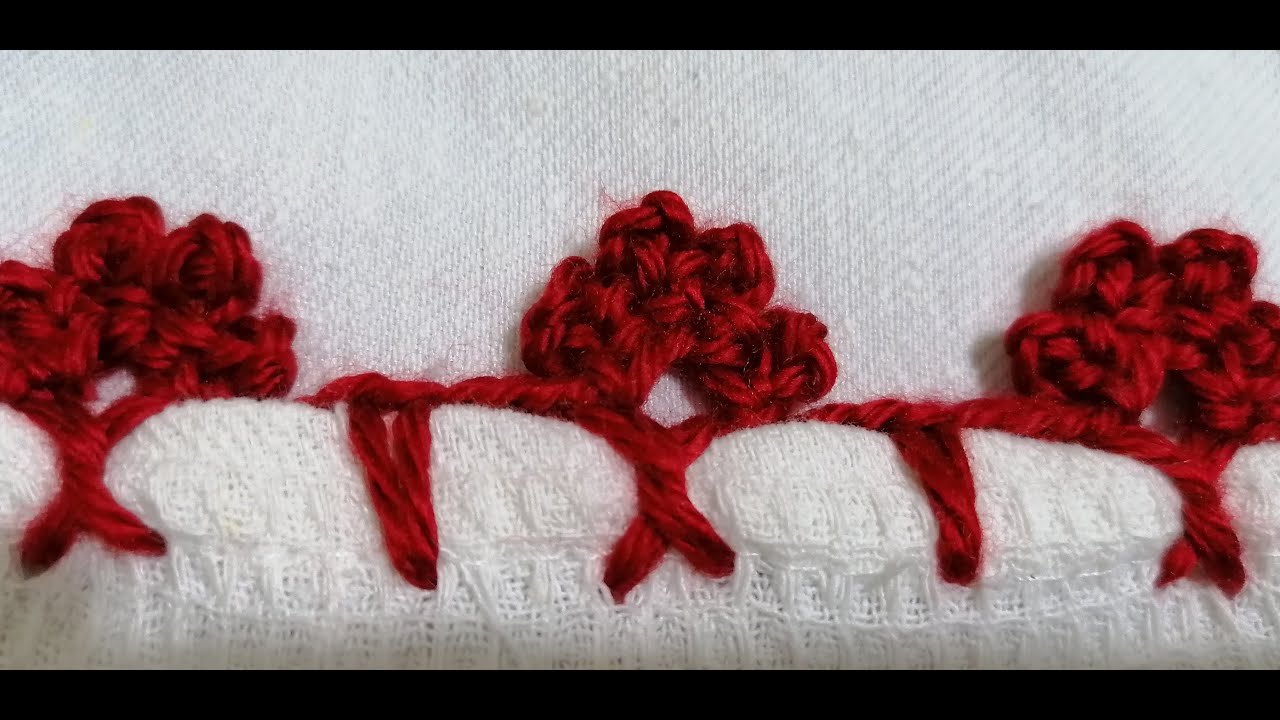 Peçete, mendil, pazen bebek battaniye kenar örneği🌺