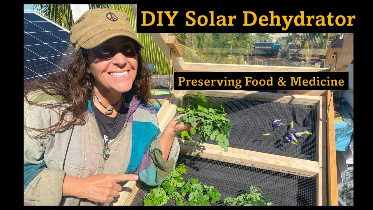DIY Solar Dehydrator for Preserving Food. Live Off the Grid!