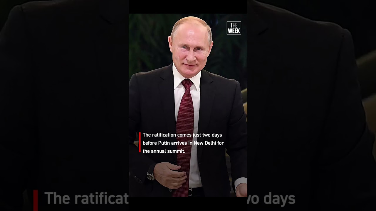 Russia clears key military pact with India ahead of Putin visit