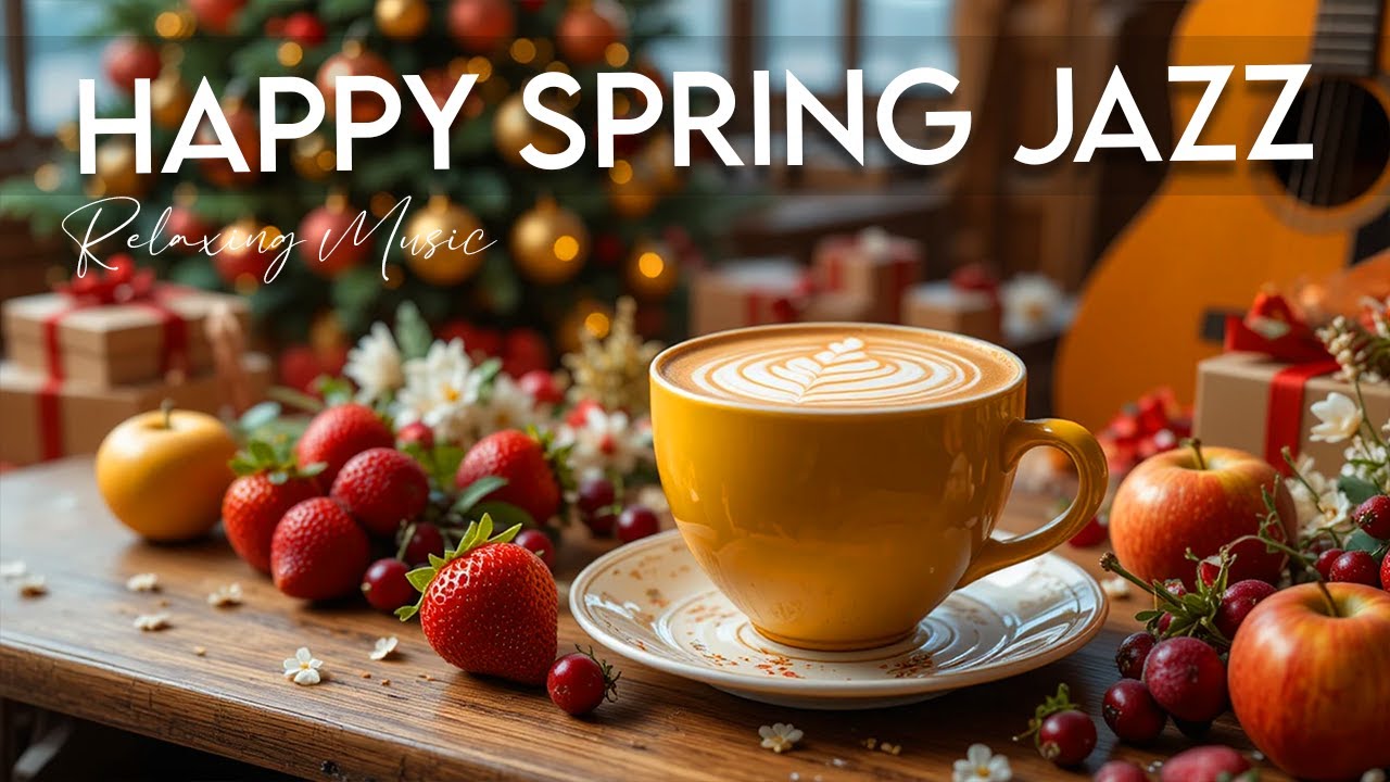 Happy Spring Jazz ☕ Bossa Nova instrumental for Happy Moods, Work & Study