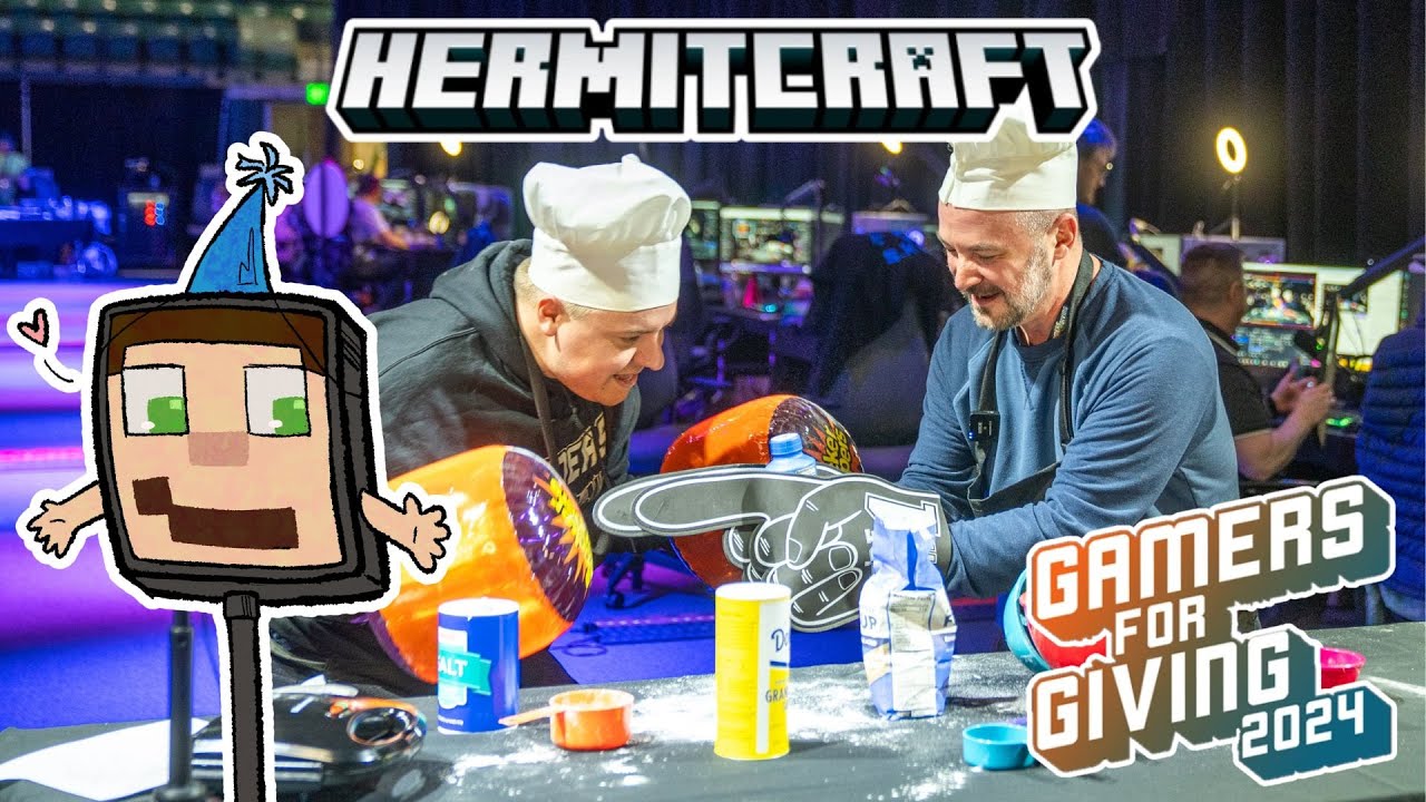 Мои любимые моменты благотворительной трансляции Hermitcraft! [2024]