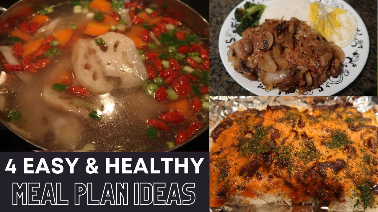 4 EASY & HEALTHY RECIPE FOR MEAL PLAN IDEAS | ANGIE LOWIS COOKING RECIPE