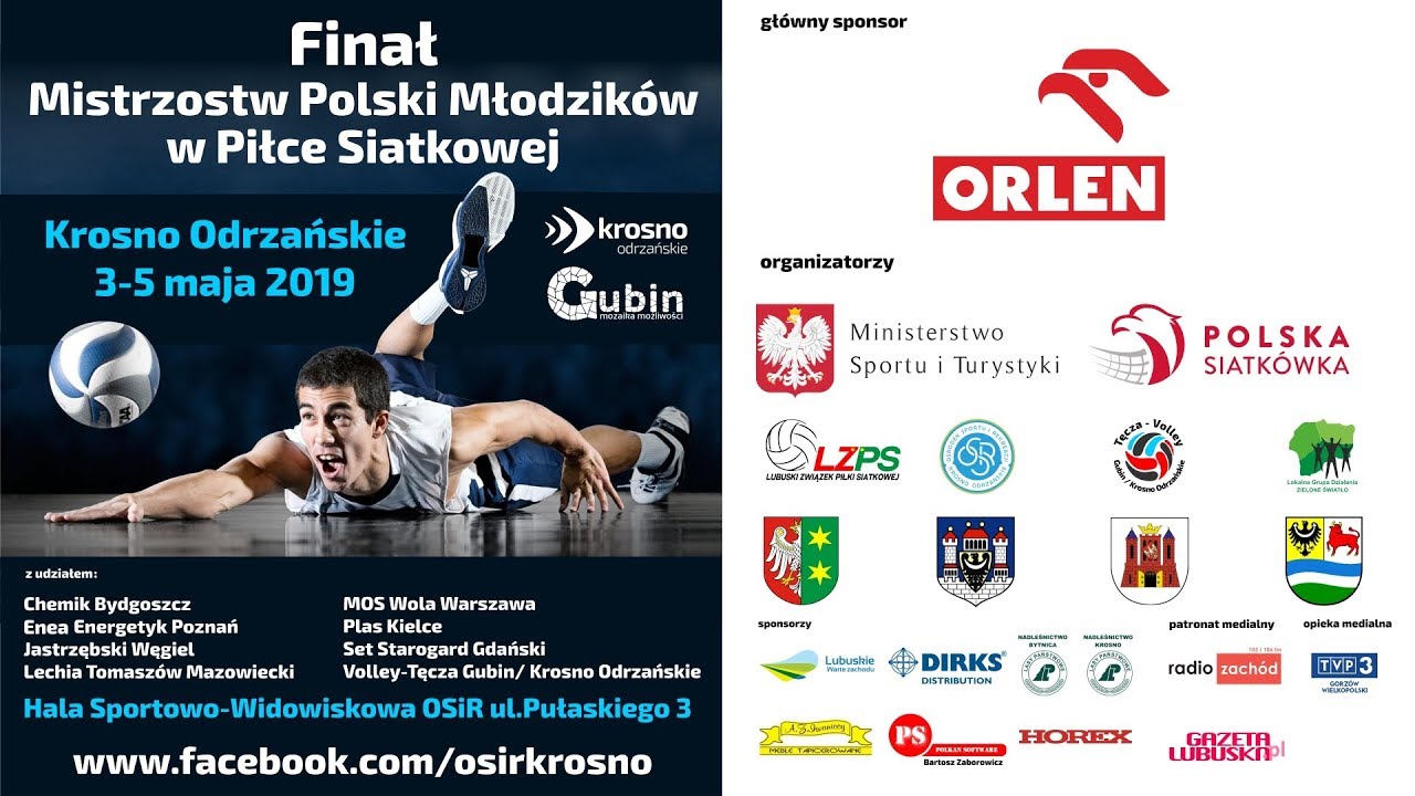 Mecz o VII miejsce - Finał Mistrzostw Polski Młodzików w siatkówce - Krosno Odrz. 2019
